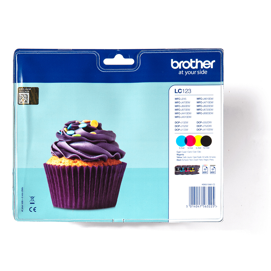 Brother LC-123VALBPDR Ink Cartridges