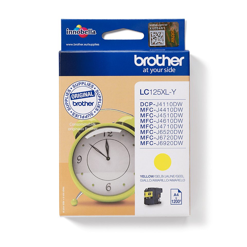 Brother LC-125XLY Ink Cartridges