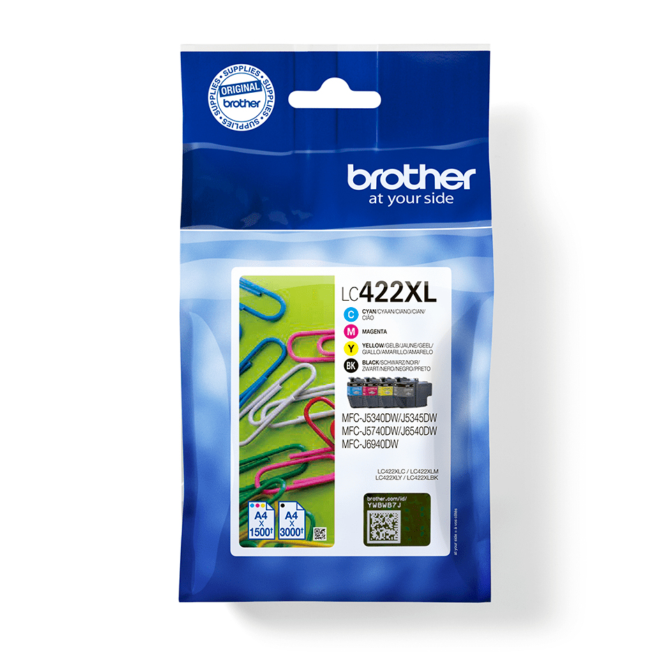 Brother LC-421XLVAL Ink Cartridges
