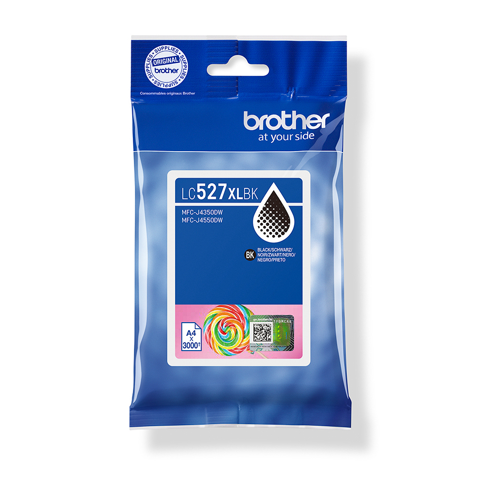 Brother LC-527XLBK Ink Cartridges - Multi