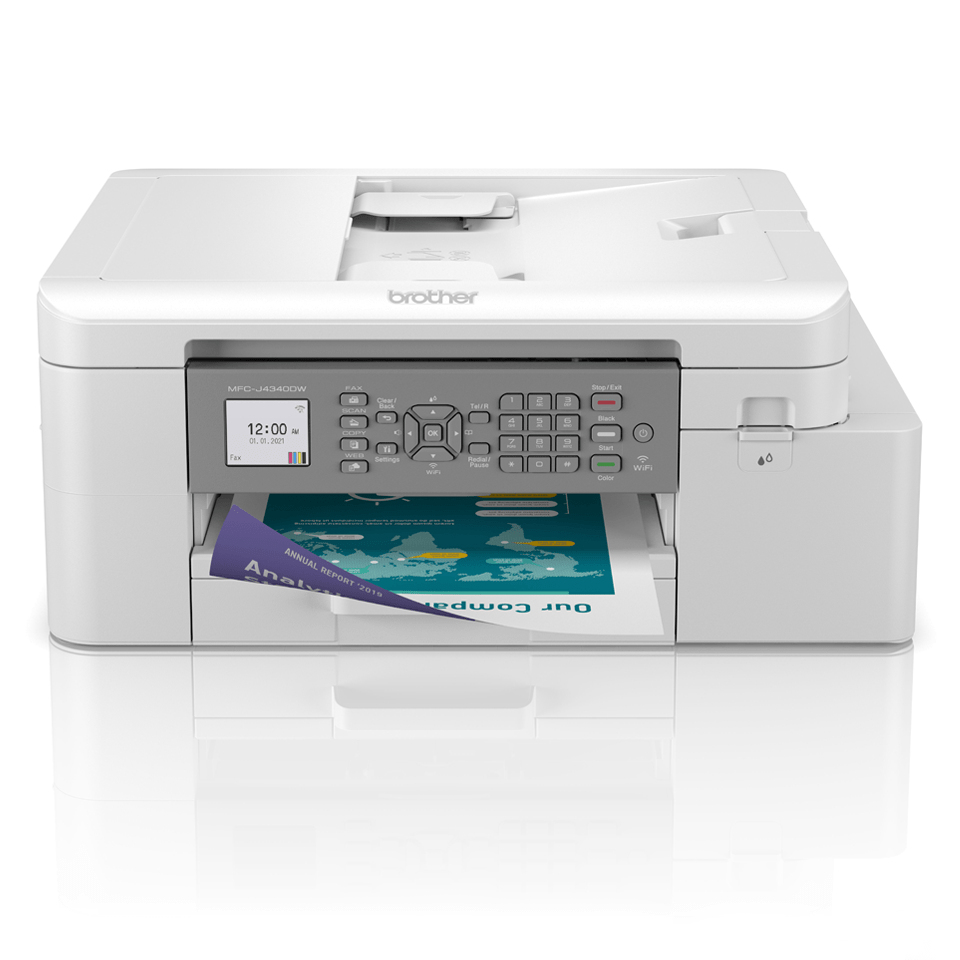 Brother Mfc-J4335Dw Multifunction Printers - 1.8 Inches - 128MB - White