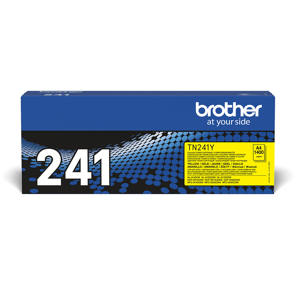 Brother TN-241Y Toner Cartridges - Black