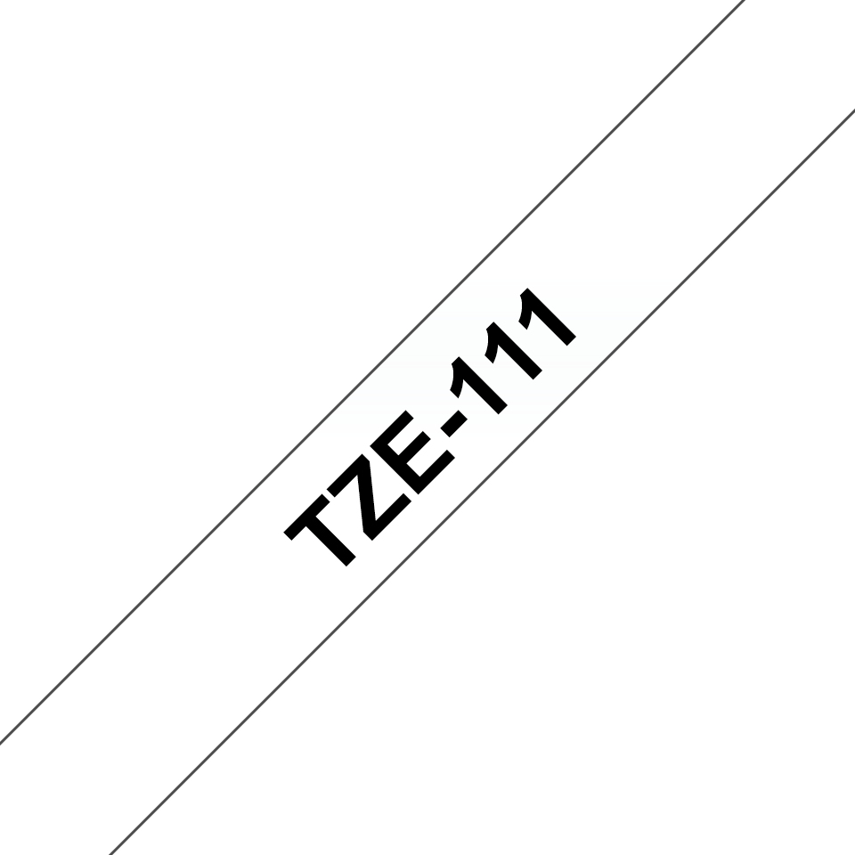 Brother TZE-111 Label-Making Tapes - Transparent