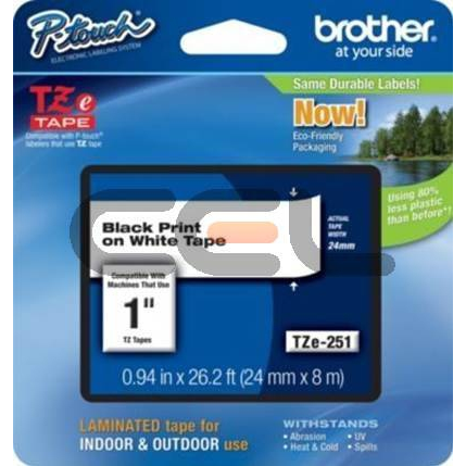 Brother TZE-251CIV Label-Making Tapes