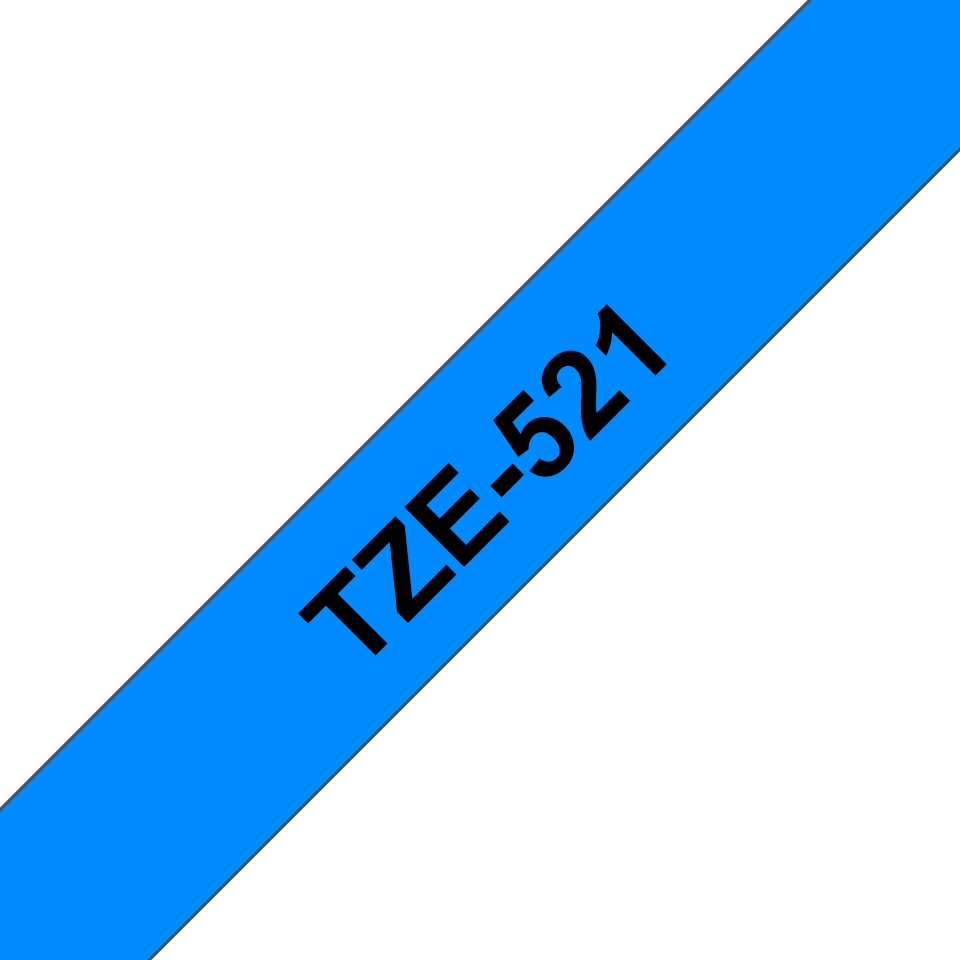 Brother TZE-521 Label-Making Tapes - Black