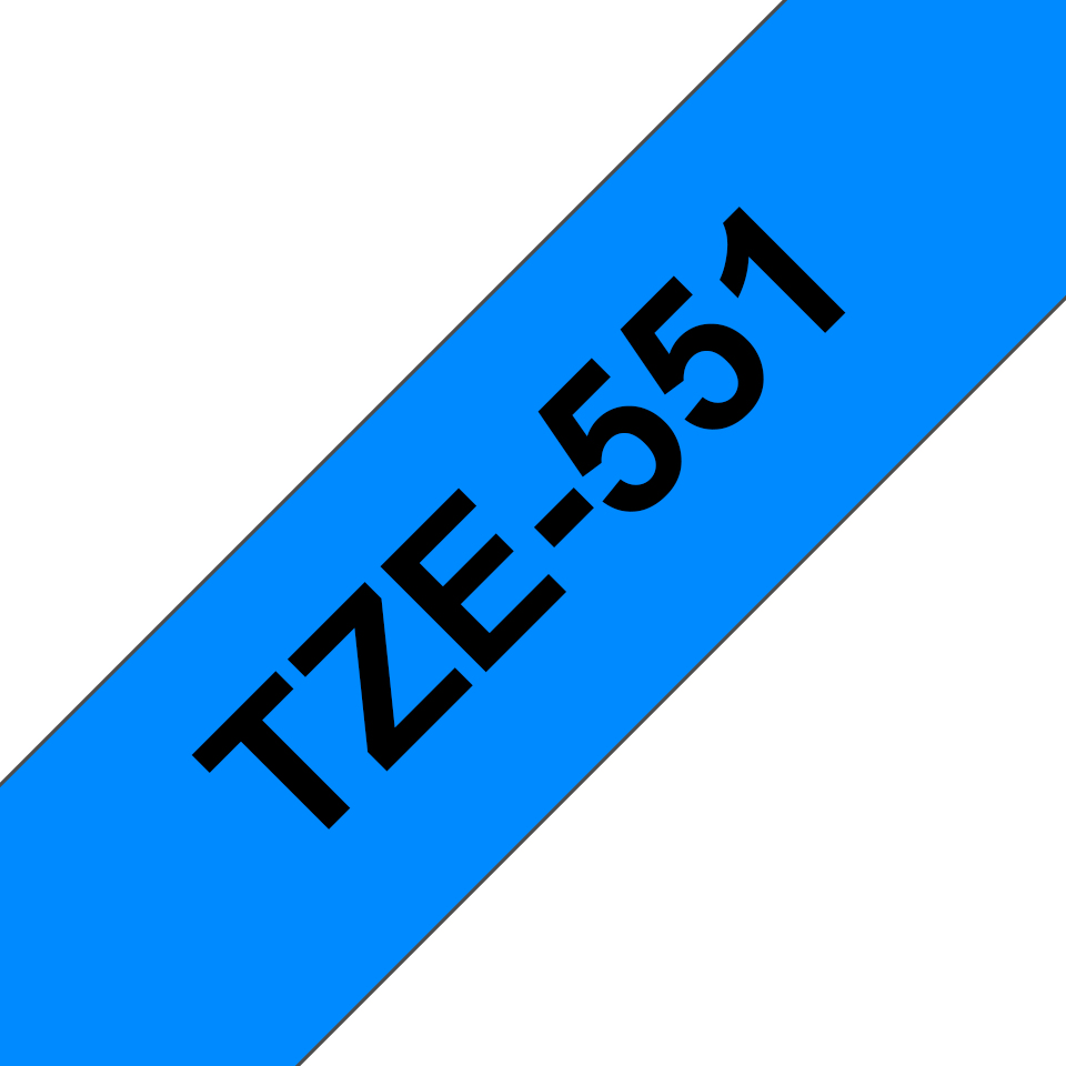 Brother TZE-551 Label-Making Tapes - Black