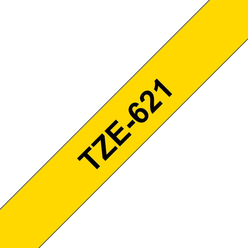 Brother TZE-621 Label-Making Tapes - Grey
