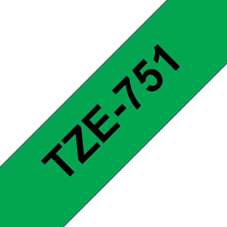 Brother TZE-751 Label-Making Tapes - Grey