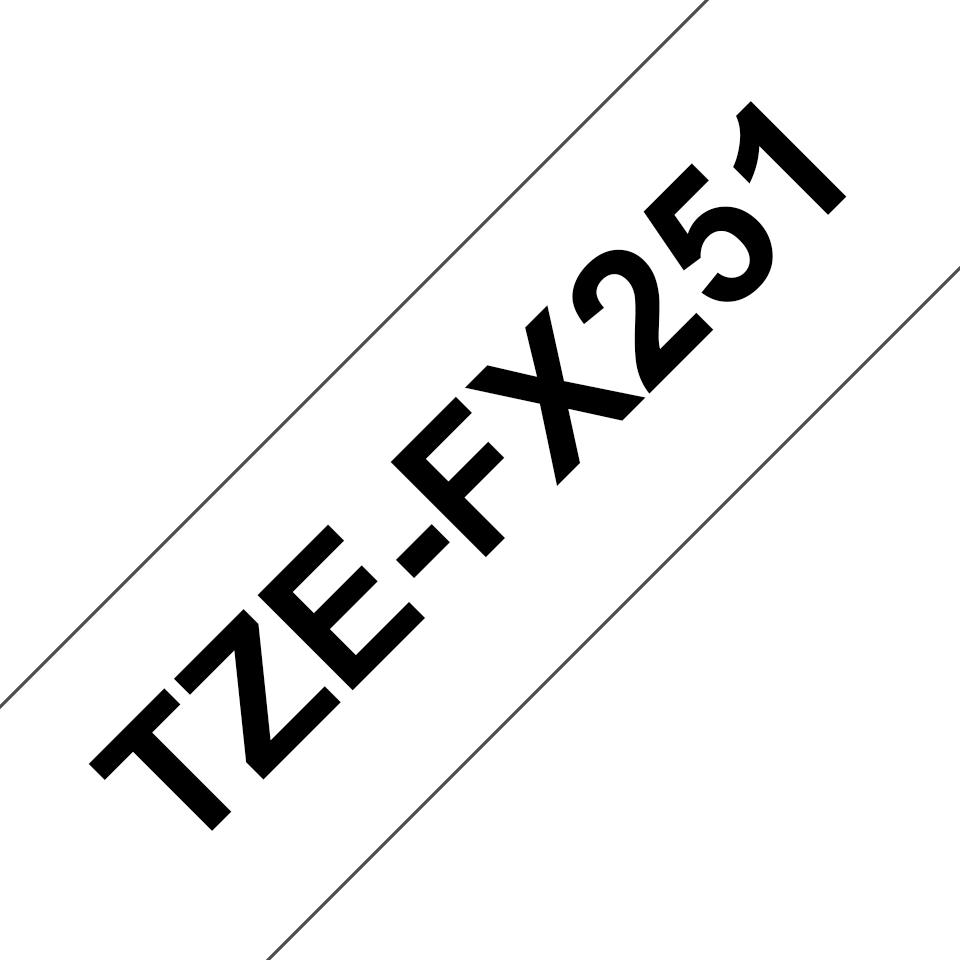 Brother TZE-FX251 Label-Making Tapes