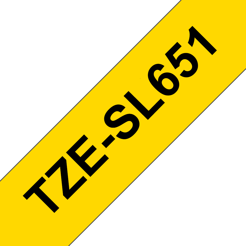Brother TZE-SL651 Label-Making Tapes - Yellow