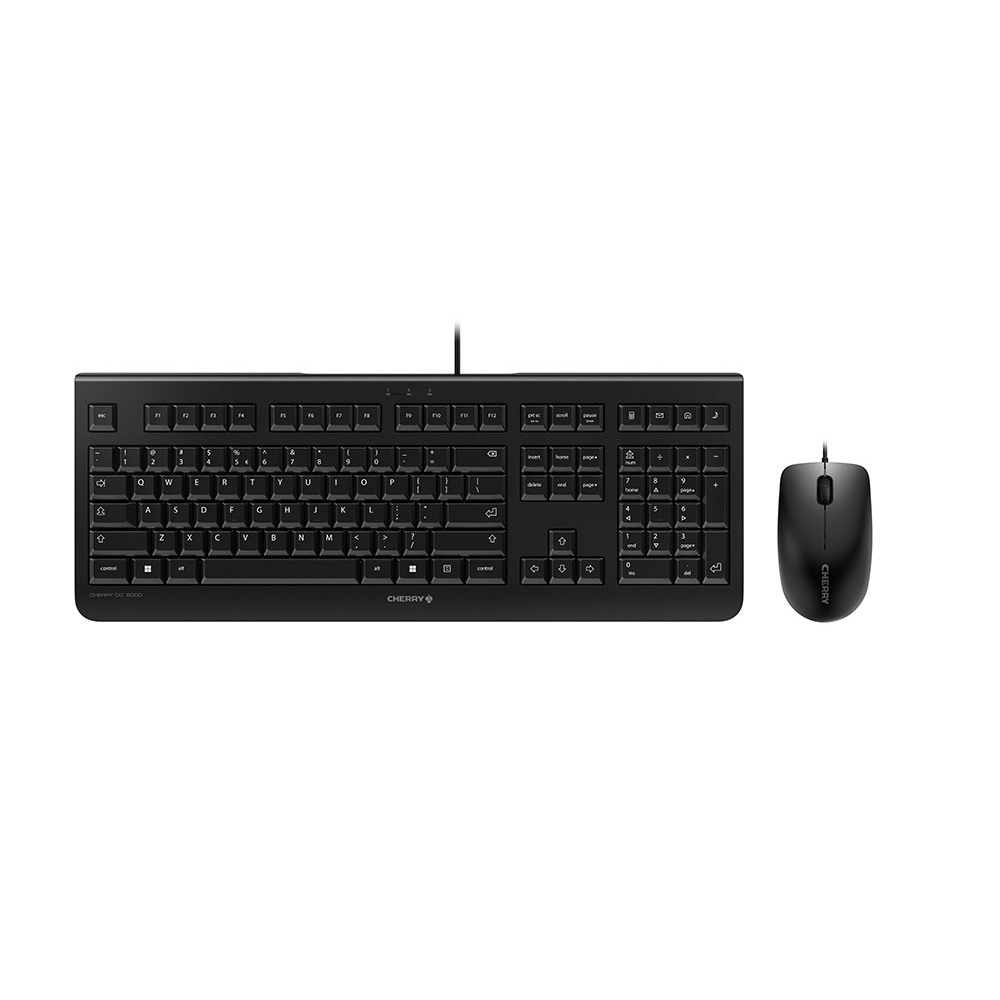 CHERRY DC 2000 keyboard Mouse included USB QWERTY US English Black