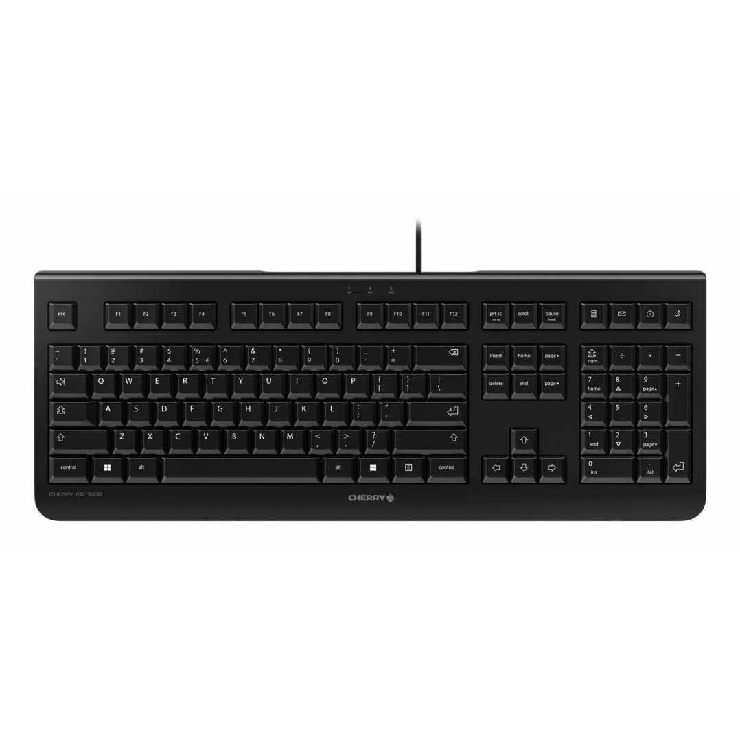 CHERRY KC 1000 keyboard USB AZERTY Belgian Black