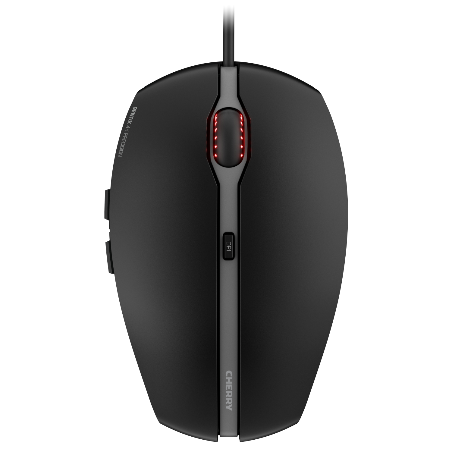 CHERRY GENTIX 4K Corded Mouse, Black, USB