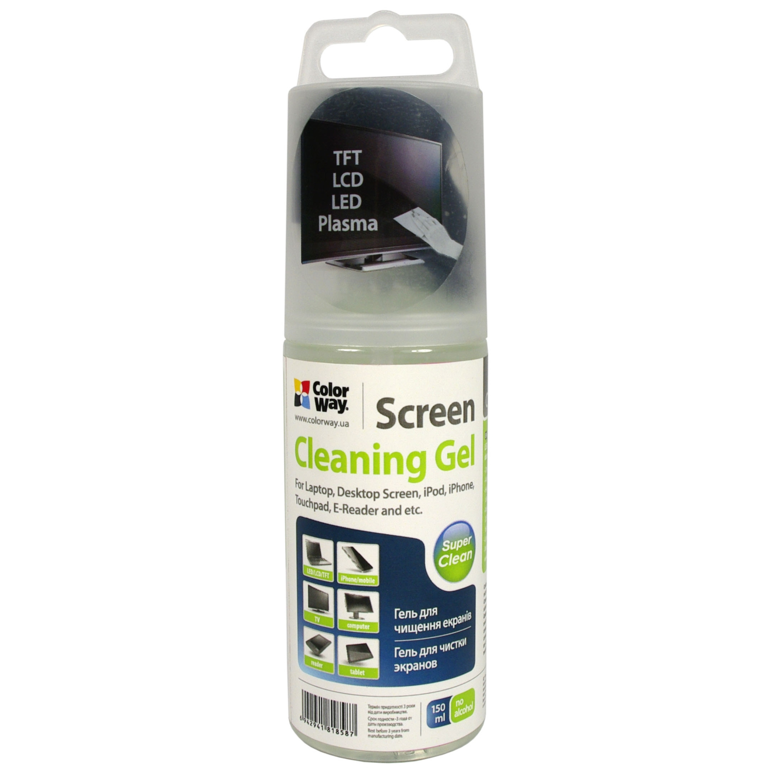 ColorWay Cleaning Gel for LED/ LCD/ TFT Screens 150ml