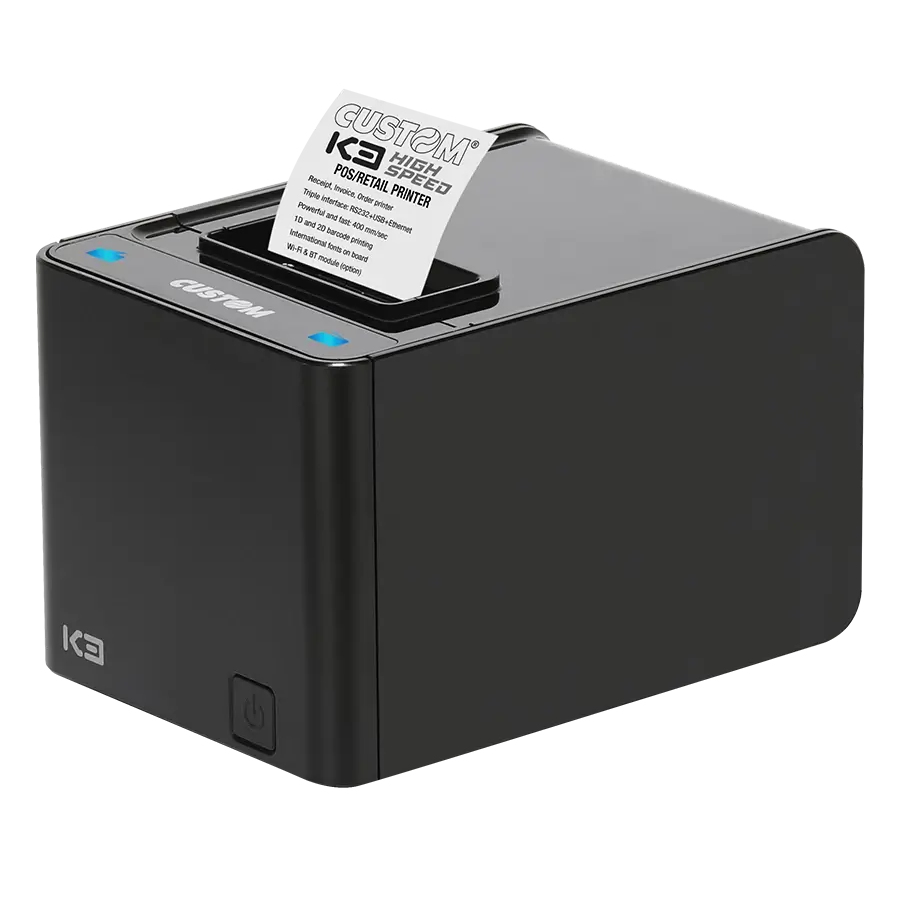 Custom RS232 POS Printers - 1MB - Black