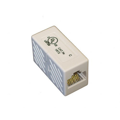 Cablenet Cat5e Cable Gender Changers - White