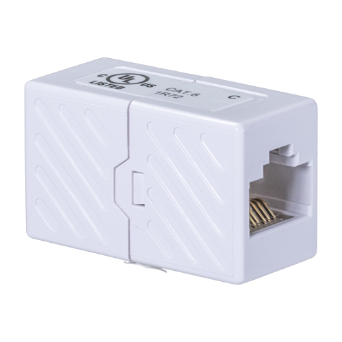 Cablenet Cat6 Cable Gender Changers - White