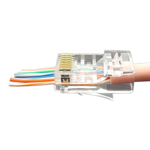 Cablenet Cat5e Wire Connectors - Transparent