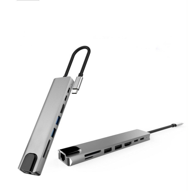Cablenet 40-4108 laptop dock/port replicator Wired USB 3.2 Gen 2 (3.1 Gen 2) Type-C Silver