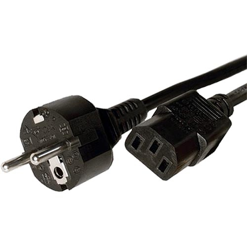 Cablenet 75mm Power Cables - Black