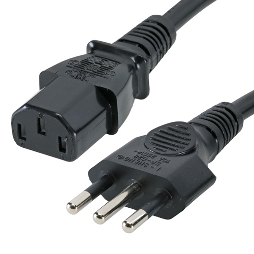 Cablenet 75mm Power Cables - Black