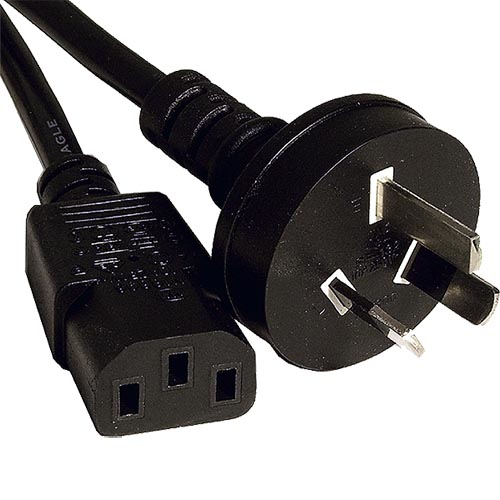 Cablenet 75mm Power Cables - Black