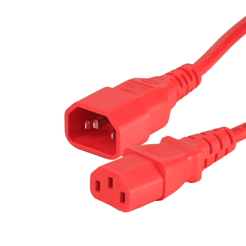 Cablenet 75mm Power Cables - Red