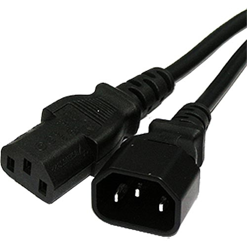 Cablenet 75mm Power Cables - Black