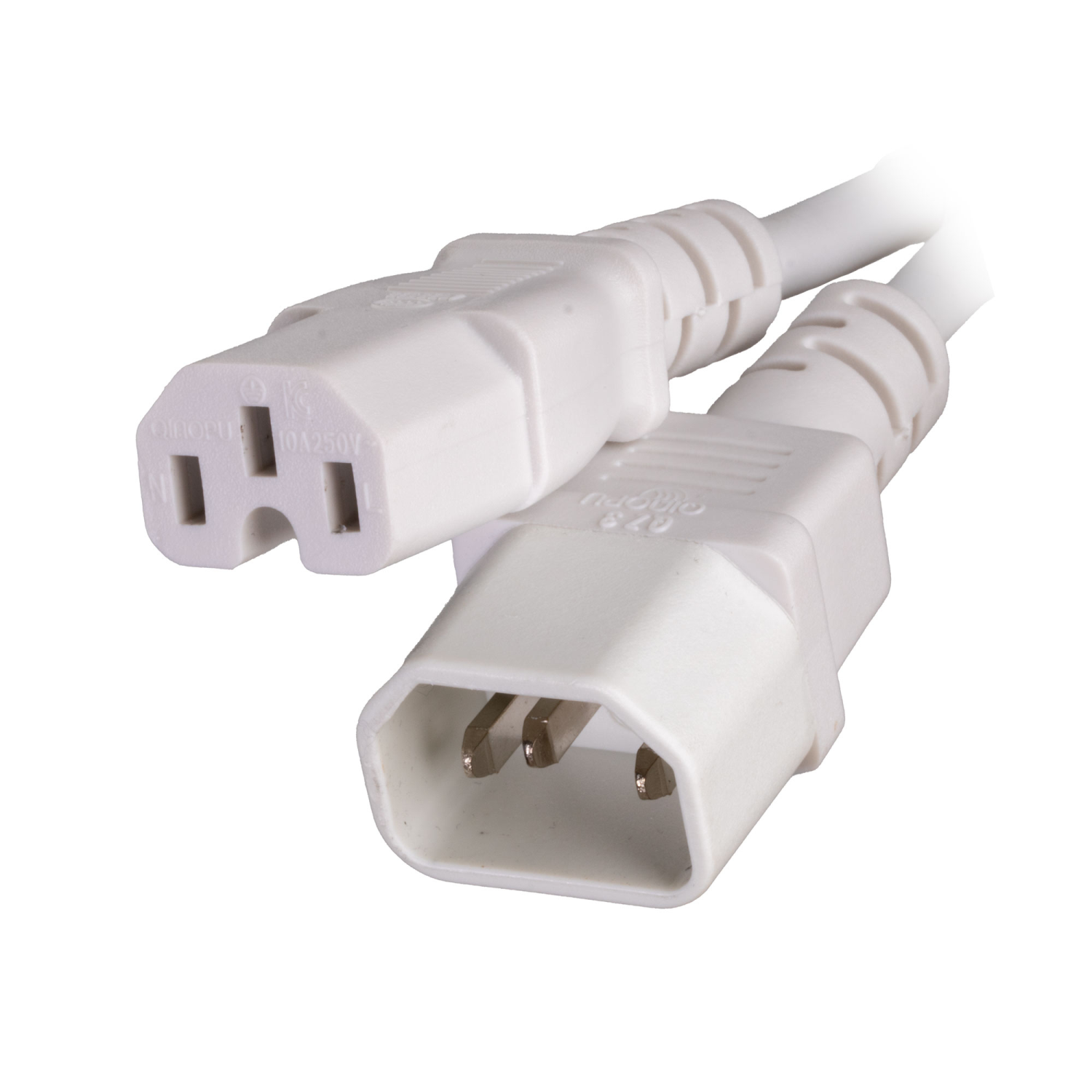 Cablenet C14-C15 Power Cables - White