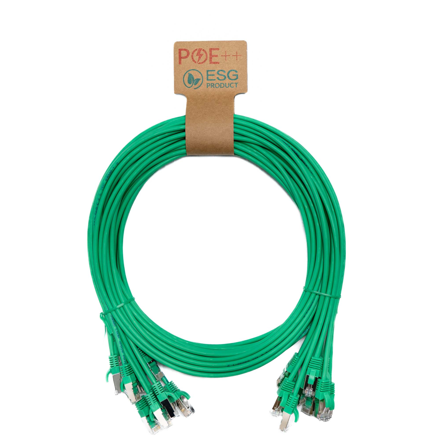 Cablenet Cat6a Networking Cables - Green