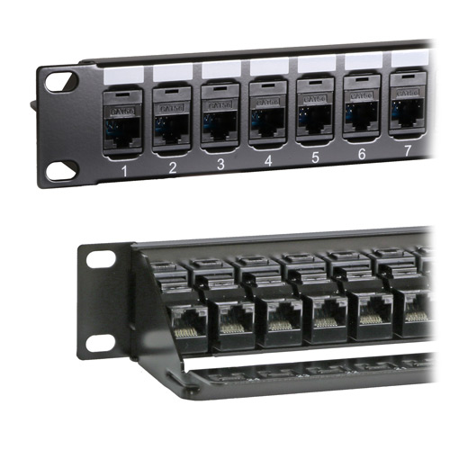 Cablenet Cat6 Patch Panels - Black