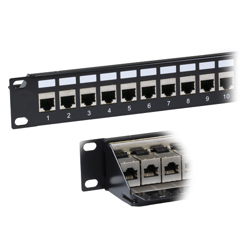 Cablenet Cat6a Patch Panels - Black