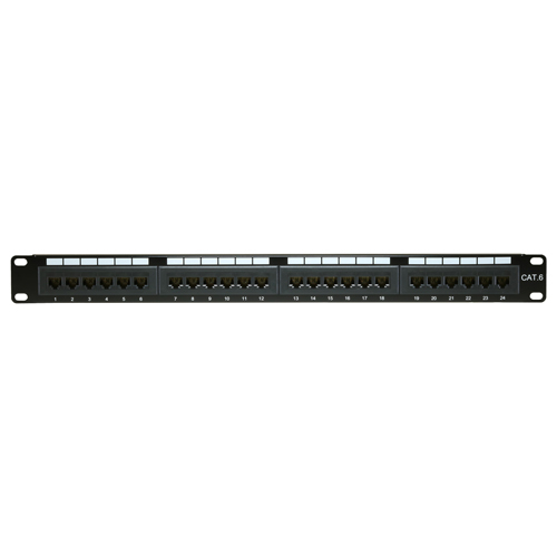 Cablenet Cat6 Patch Panels - Black