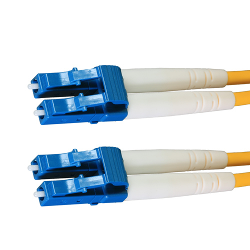 Cablenet 0.5m OS2 9/125 LC-LC Duplex Yellow LSOH Fibre Patch Lead