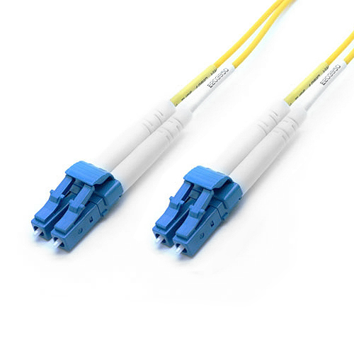 Cablenet 10m OS2 9/125 LC-LC Duplex Yellow LSOH 1.8mm Minizip Fibre Patch Lead