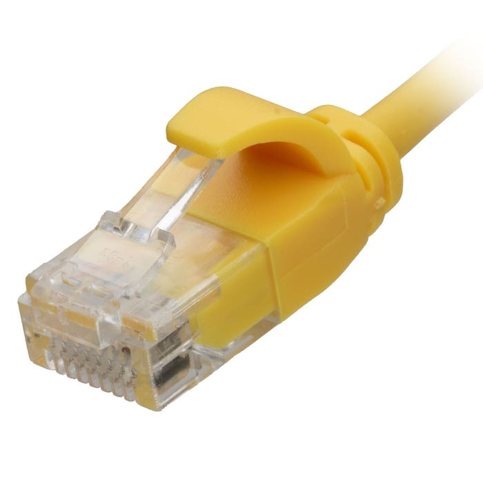 Cablenet CNL 0.3M C6 Yw UTP Ls 30AWG Slim SB