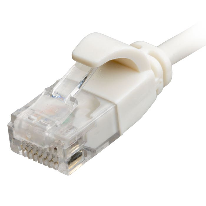 Cablenet CNL 2.5M C6 Wh UTP Ls 30AWG Slim SB