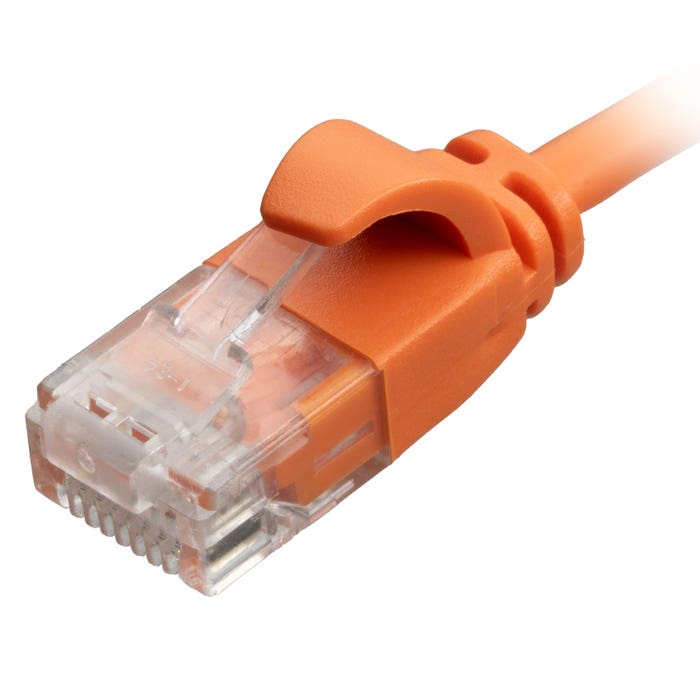 Cablenet CNL 0.25M C6 Or UTP Ls 30AWG Slim SB