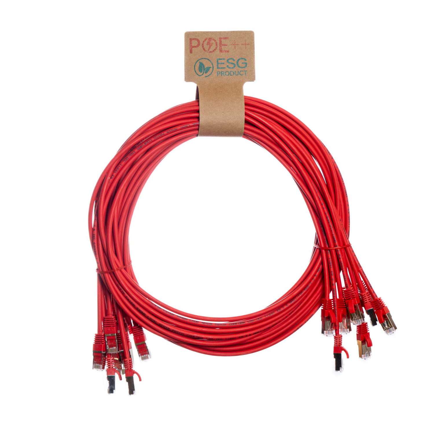 Cablenet Cat6a Networking Cables - Red