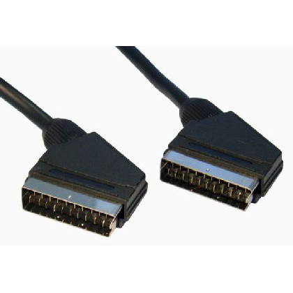 Cables Direct 2SS-10 SCART Cables - Black