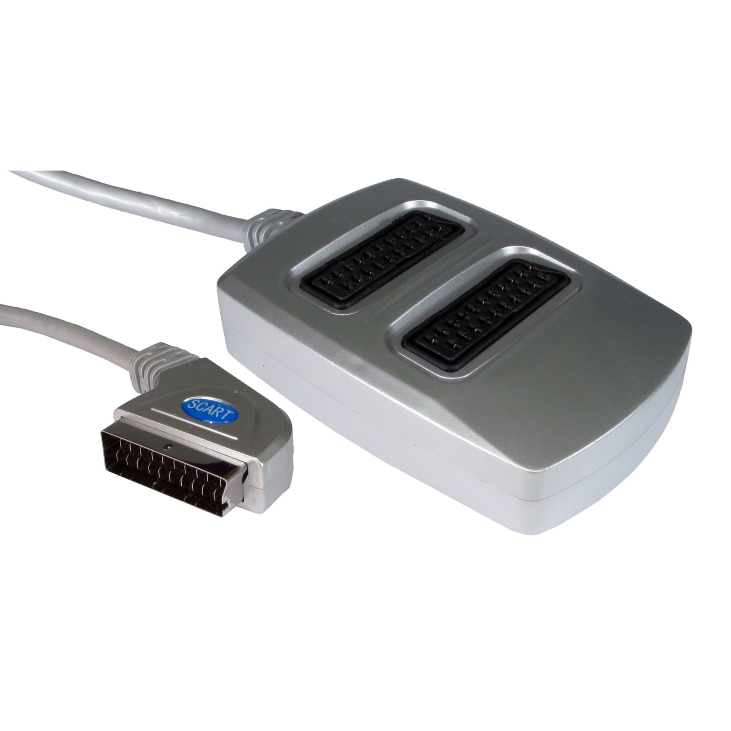 Cables Direct 21-pin SCART Cables - Silver
