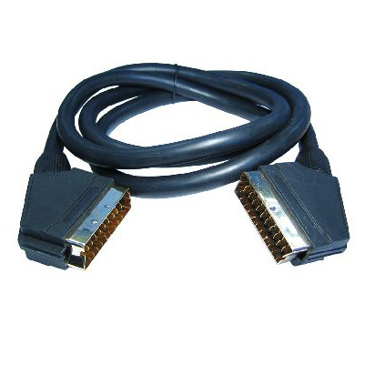 Cables Direct 2SSP-01 SCART Cables - Black