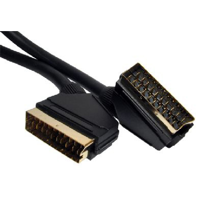 Cables Direct 2SSP-10 SCART Cables - Black