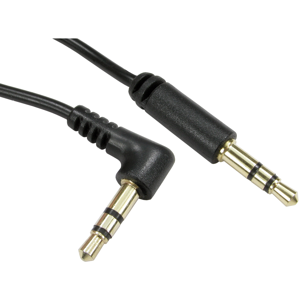 Cables Direct 3.5 mm - 3.5 mm M/M 2m audio cable 3.5mm Black