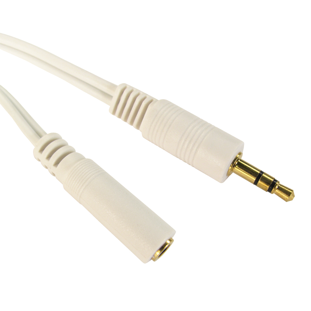 Cables Direct 3.5mm 10m audio cable White