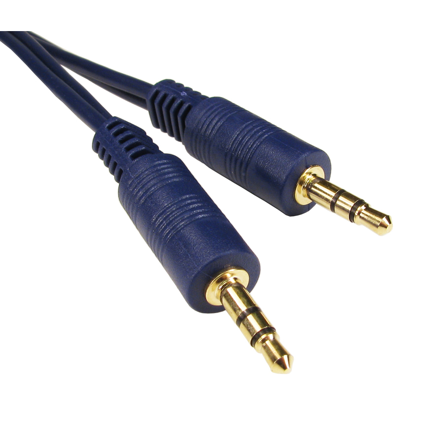 Cables Direct 3.5mm, 10m audio cable Blue