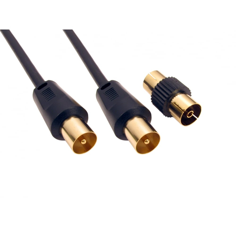 Cables Direct 2TV-000HBK Coaxial Cables - Black