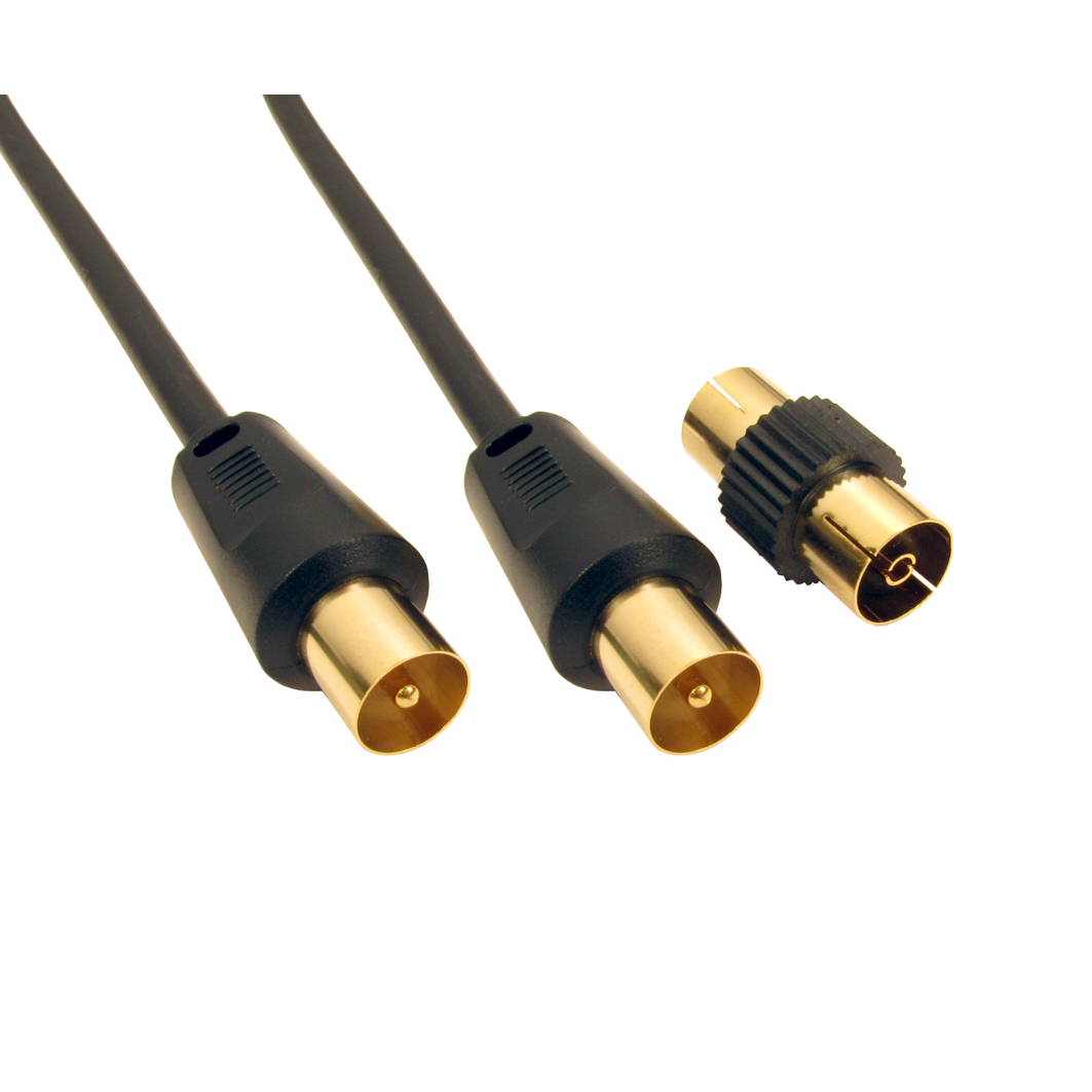 Cables Direct 2TV-30BK Coaxial Cables - Black