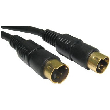 Cables Direct 2VV-03 S-Video Cables - Black
