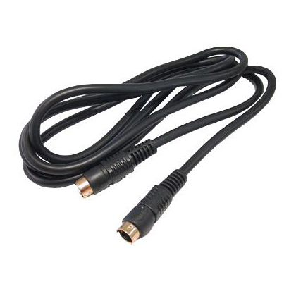 Cables Direct 4-pin S-Video Cables - Black